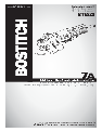 Bostitch Grinder BTE820K owners manual user guide