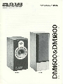 Bowers & Wilkins Speaker DM1600 owners manual user guide