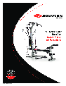 Bowflex Home Gym Blaze owners manual user guide