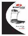Bowflex Treadmill 3 Series owners manual user guide