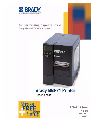 Brady Printer BBP81 owners manual user guide