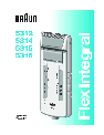 Braun Electric Shaver 5312 owners manual user guide