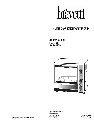 Bravetti Toaster TO160H owners manual user guide