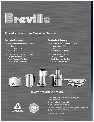 Breville Sleep Apnea Machine BBM 600 owners manual user guide