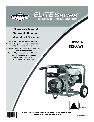 Briggs & Stratton Portable Generator 01653-4 owners manual user guide