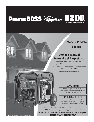 Briggs & Stratton Portable Generator 30201 owners manual user guide