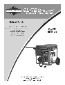 Briggs & Stratton Portable Generator 30386 owners manual user guide