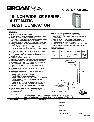 Broan Trash Compactor 15XeBl owners manual user guide