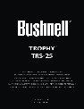 Bushnell Hunting Equipment TRS-25 owners manual user guide
