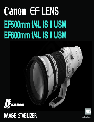 Canon Camera Accessories 500mm F/4L owners manual user guide