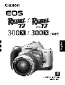 Canon Camera Lens 300X owners manual user guide