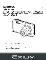 Casio Digital Camera EX-ZS6 owners manual user guide
