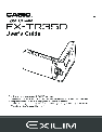 Casio Webcam EX-TR350 owners manual user guide