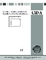 CDA Oven SV 210 owners manual user guide