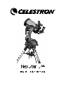 Celestron Telescope 5 SE owners manual user guide