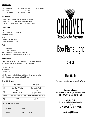Chauvet Work Light CH-BOB owners manual user guide