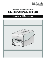 Citizen Slow Cooker CL-E720 owners manual user guide