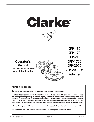 Clarke Sander CFP-130 owners manual user guide