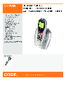 COBY electronic Cordless Telephone CT-P9340 owners manual user guide