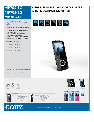 COBY electronic MP3 Player mp705-1G owners manual user guide