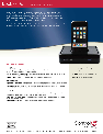 Control4 MP3 Docking Station C4-IPDKTT-E-B owners manual user guide