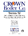 Crown Boiler Boiler 32 owners manual user guide