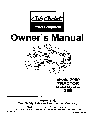 Cub Cadet Lawn Mower 2185 owners manual user guide