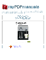Cuisinart Coffeemaker CHW-12 owners manual user guide