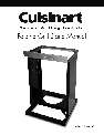 Cuisinart Grill Accessory CFGS-150 owners manual user guide