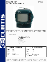 Curtis Handheld TV RT102 owners manual user guide