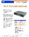 CyberData Network Router VoIP Multicast Gateway owners manual user guide