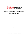 CyberPower Systems Power Supply Power Supply System owners manual user guide