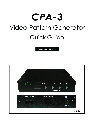 Cypress Welding System CPA-3 owners manual user guide