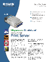D-Link Network Card DP-301P+ owners manual user guide
