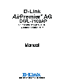 D-Link Network Card DWL_7100 owners manual user guide