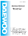 Daewoo Microwave Oven KOC-1B0K0S owners manual user guide
