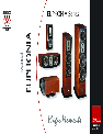 DALI Loudspeakers Speaker Euphonia Series owners manual user guide