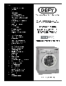 Defy Appliances Washer 1100 owners manual user guide
