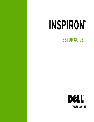 Dell Laptop N301Z owners manual user guide