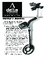 Delta Metal Detector 4000 owners manual user guide