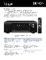 Denon Stereo Receiver AVRE200 owners manual user guide
