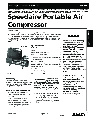 DeWalt Air Compressor 5Z598C owners manual user guide