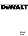 DeWalt Router DW621 owners manual user guide