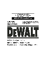 DeWalt Saw 621106-00 owners manual user guide