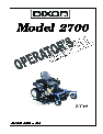 Dixon Lawn Mower 12828-0603 owners manual user guide
