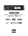 Dual Car Stereo System XDMA450 owners manual user guide