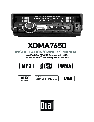 Dual Car Stereo System XDMA7650 owners manual user guide