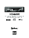 Dual Stereo System XDM6820 owners manual user guide