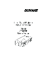 Dukane Projector 28A9115 owners manual user guide