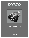 Dymo Printer 350 owners manual user guide